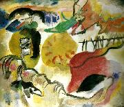 Wassily Kandinsky improviseation 27,garden of lov oil painting on canvas
